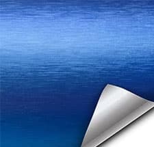 Adesivo de Aço Escovado Azul