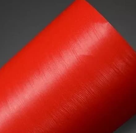 Envelopamento de Geladeira Com Adesivo Inox Vermelho