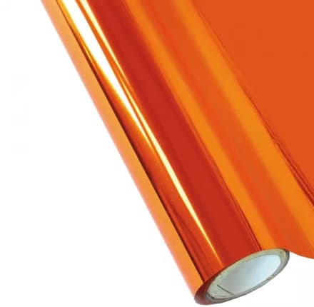 Envelopamento de Geladeira Com Adesivo Metalizado Laranja