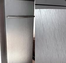 Envelopamento de Geladeira Com Adesivo de Aço Escovado Inox RJ